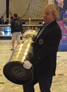 Philip Pritchard white gloves Stanley Cup