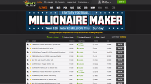 Draft Kings Lobby